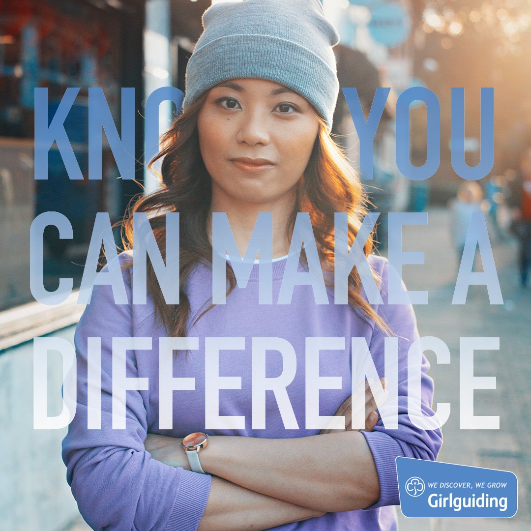 Girlguiding's tweet photo. Know you can make a difference. By helping girls know their place, you'll know theirs. #KnowYourPlace https://t.co/gFvkOnHs2S https://t.co/2J1PkgZ0nj