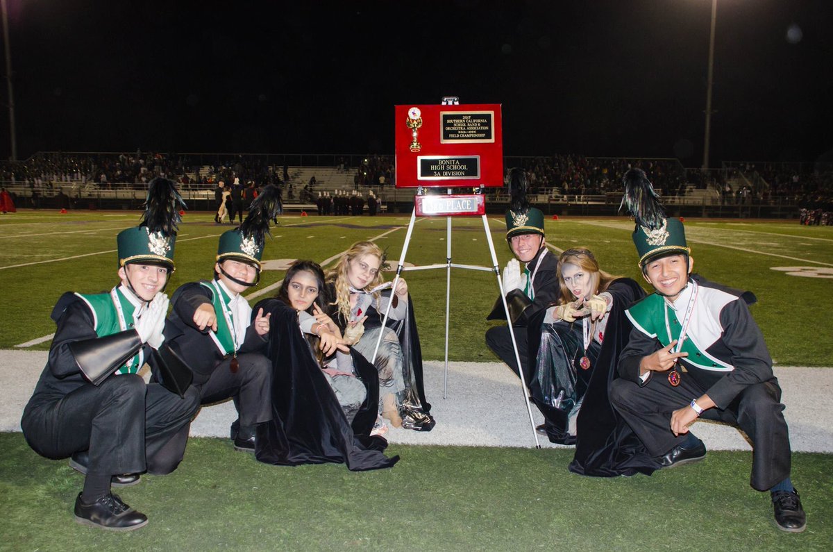 woodscynthia22's tweet photo. Congratulations to the Bonita Marching Bearcats for their third place win and bronze metal at the SCSBOA Championships. @bonitabearcats @bhsmarchbearcat @bonita_asb @BUSD4kids https://t.co/IxoNaD1HxB