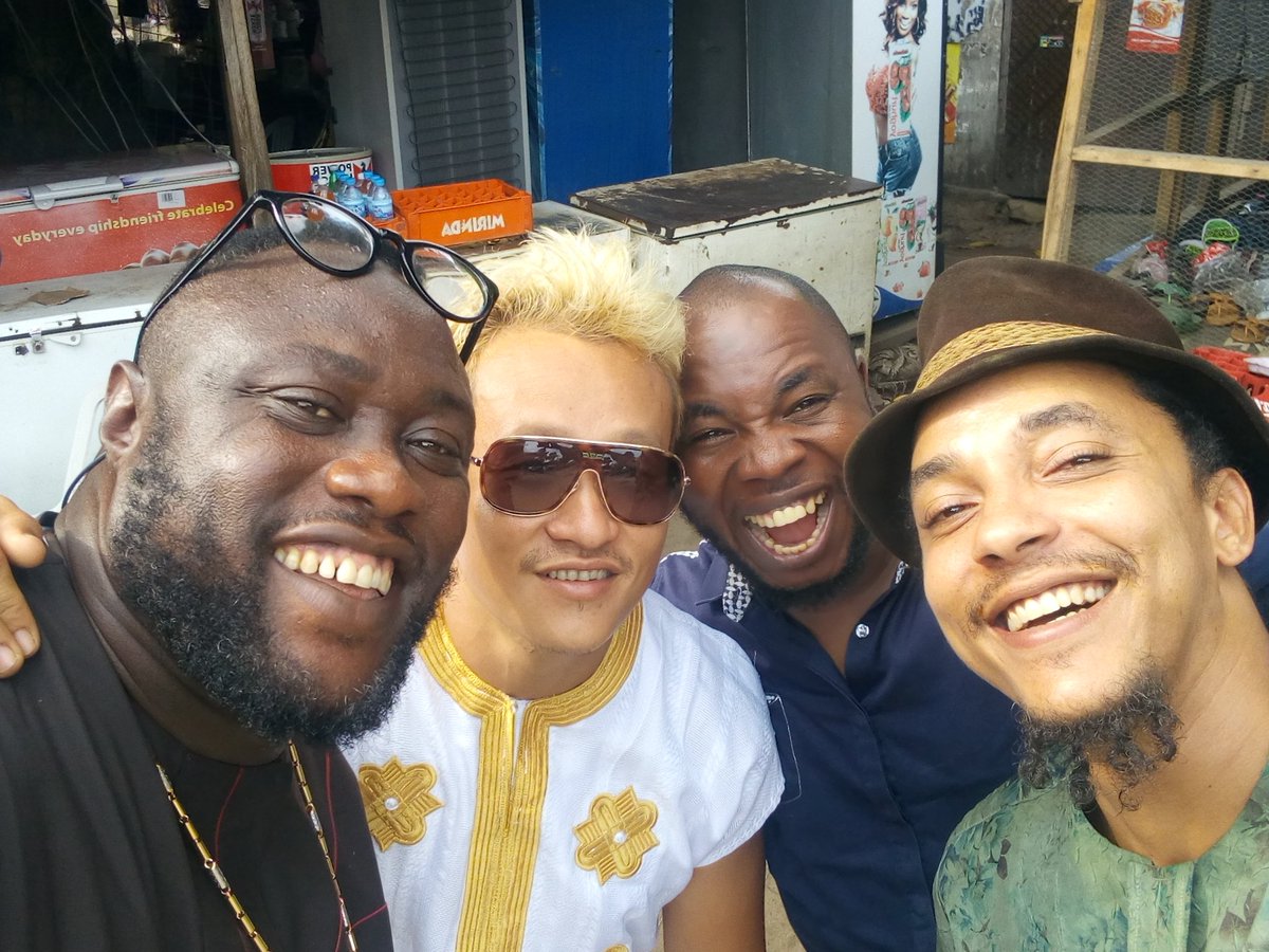 Big_Mozy's tweet photo. BigMozy, Babatunde Oyinbo, Dom Lawson, Don Dizzy 
#solidstarrecords
#bere'svideo
#big_mozy https://t.co/GKtzAyUEkN