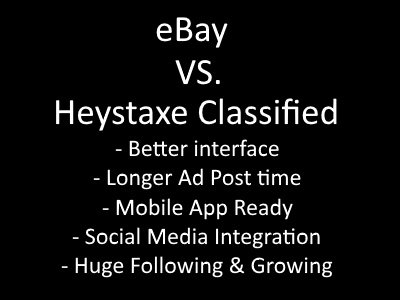 HeystaxeClass's tweet photo. eBay VS. Heystaxe Classified
#Android #Apple #Business #Dope #Lit #Motivation #News #Sell #Sexy #Shop
👉https://t.co/FQO1d6ipIJ https://t.co/LlrwLaIiBD