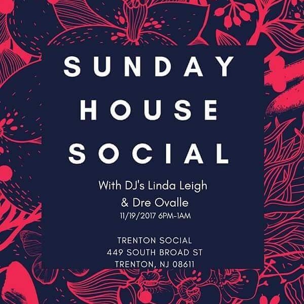 djlindaleigh's tweet photo. Today! #SundayHouseSocial at the beautiful @TrentonSocial with DJ's Dre Ovalle & Linda Leigh - 6pm till 1am - #funtimes #shens #art #music #food #drinks @Psydreo https://t.co/RaRrGGqlES