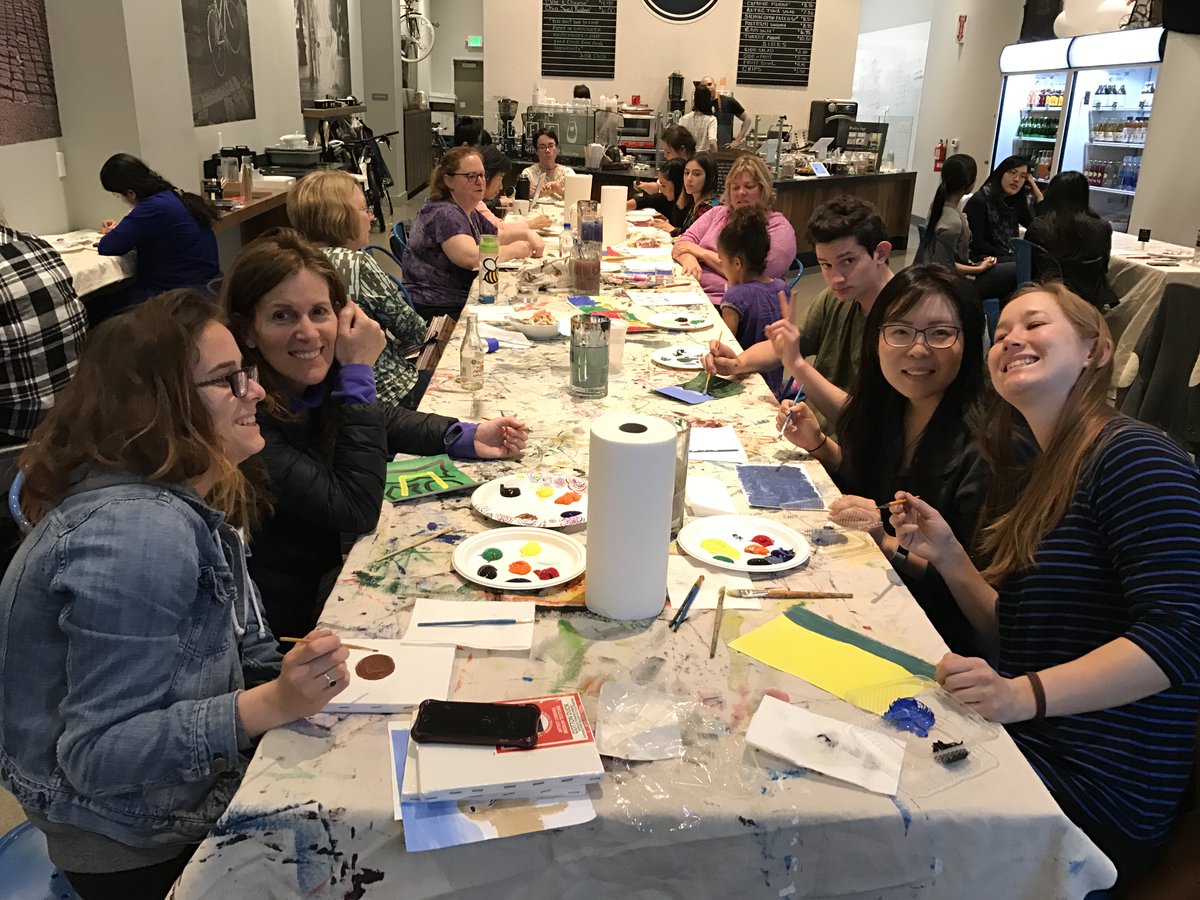 ProjectCATA's tweet photo. Don't forget to mark your calendar for Open Paint Night on 12/7 at Cyclismo Cafe from 5pm-8pm!

All ages welcome, and encouraged to join the fun! 

*Free event - We provide materials.

Please RSVP at EventBrite.

#OpenPaintRWC #RedwoodCity #events #RWC #painting #fun #community https://t.co/giFQXjPgPV
