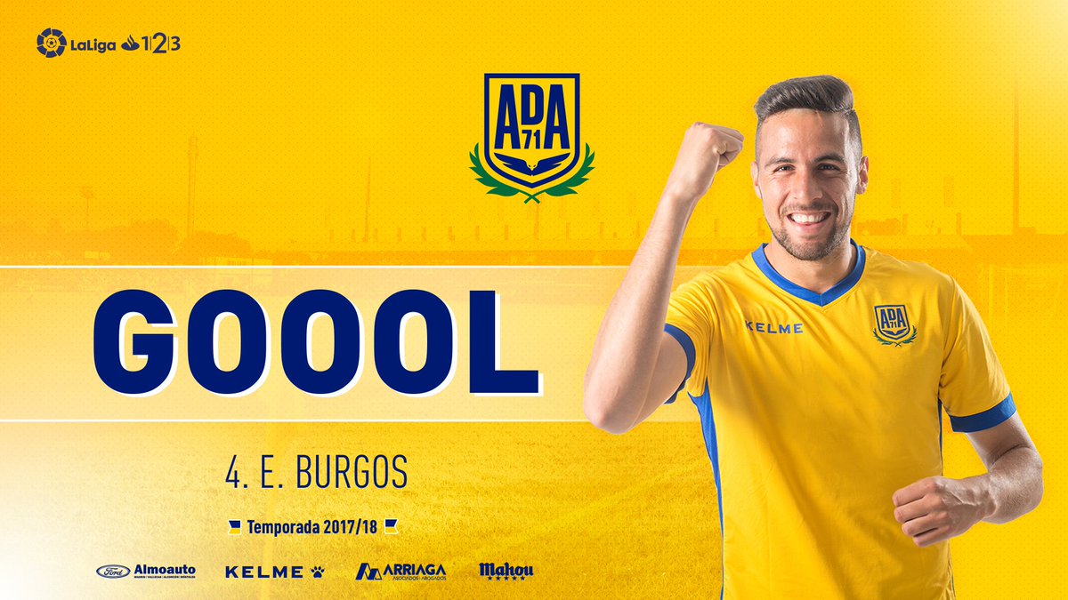 AD_Alcorcon's tweet photo. OSA 2 - ADA 3
🕦 90´

¡GOOOOOOOOOOOOOOOL! ¡GOL! ¡GOL! ¡GOL! ¡GOL DE ESTEBAN BURGOS!

Marca el central alfarero al rematar de cabeza una falta lateral puesta por Kadir #VamosAlcor #OsasunaAlcorcon https://t.co/clnZXajy39