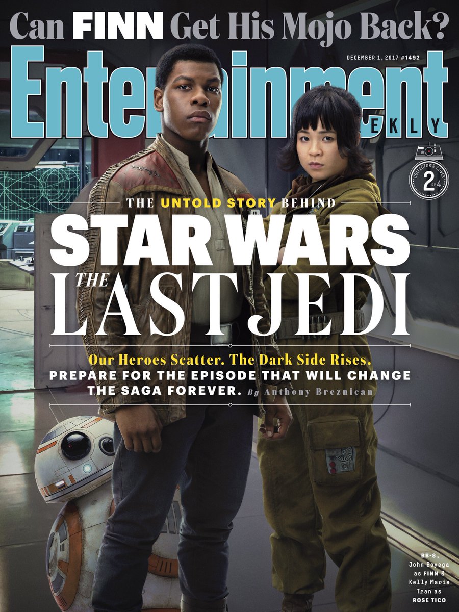 starwars's tweet photo. Return to a galaxy far, far away in the pages of this week's @EW. #TheLastJedi https://t.co/RgFMBRvHu6
