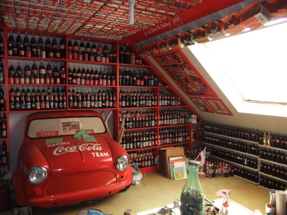 timlovejoy's tweet photo. Tony Robinson’s Coke collection from the #DearLovejoyPodcast (sorry it’s late) 

https://t.co/x0q5W11rP3 https://t.co/cT9THezWVX