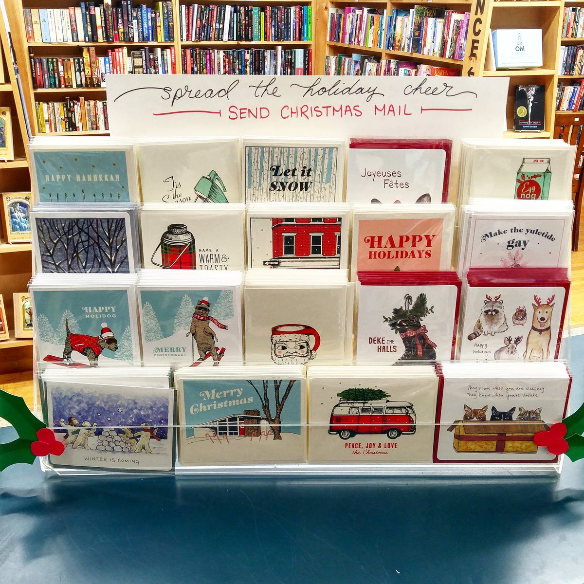 AtticBooksCA's tweet photo. Holiday Cards are Here! *squeals* 
#sendmoremail #hoildayscards #christmascards #stillmorecoming #snailmailrevolution #ldnont #getDTL https://t.co/vyp04SiF4Q