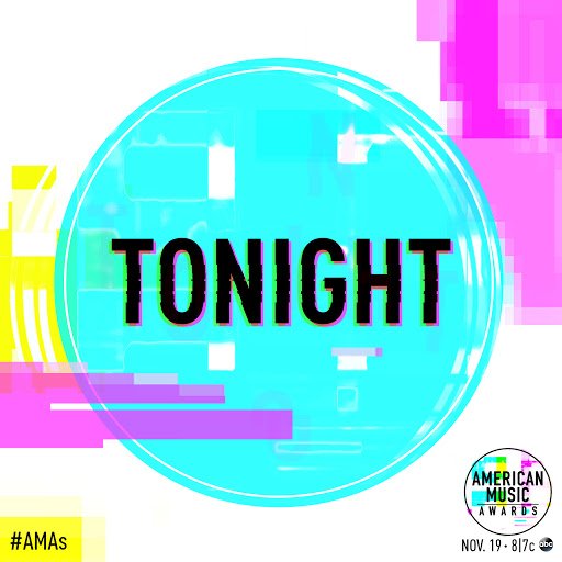Tonight! Tune in to the @AMAs to see a few familiar faces LIVE at 8/7c on ABC. #AMAs https://t.co/RzxtqumB82