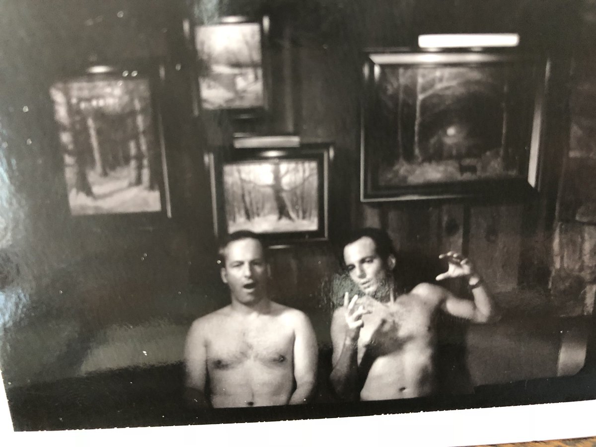 .<a href="/mrbobodenkirk/">Mr. Bob Odenkirk</a> and me being interviewed shirtless 2006. 
Total pros.
