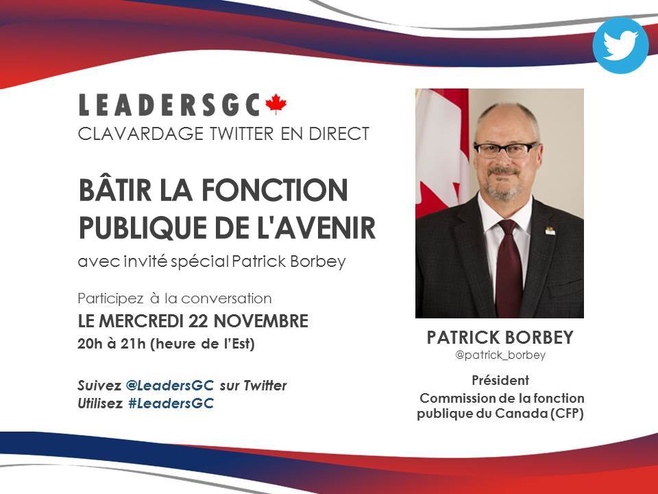 LeadersGC's tweet photo. Recruter et retenir les personnes talentueuses. Nouvelles méthodes d'embauche. Diversité. Langues officielles. Ce n'est qu'un aperçu des sujets qui seront abordés cette semaine. Ne manquez pas cette occasion de faire entendre votre voix! #LeadersGC https://t.co/t1JGZ8dtEo