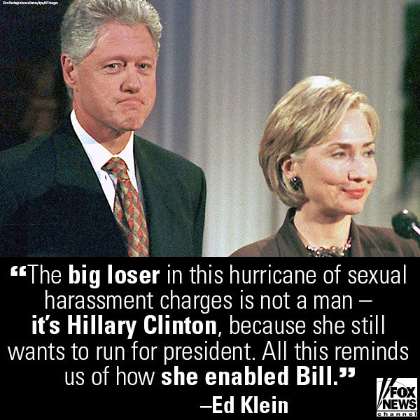 .@Ed_Klein did not mince words discussing President @BillClinton and @HillaryClinton's legacy in the wake of the new national discussion about sexual assault and harassment.