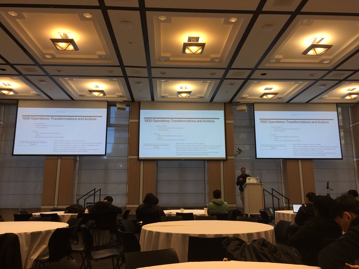 tango245's tweet photo. Jerome presents Spark at OpenCamps, NY https://t.co/BesBe2eDqr