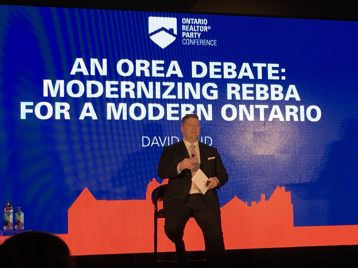 ClarNews's tweet photo. #ORPC2017  An OREA Debate: Modernizing REBBA For a Modern ONTARIO @OREAinfo 
Afternoon Question: Do you support amending REBBA to permit RECO to force registrants to repay profits gained as a result of breaches under REBBA?@RECOhelps https://t.co/iO8vRkazoj