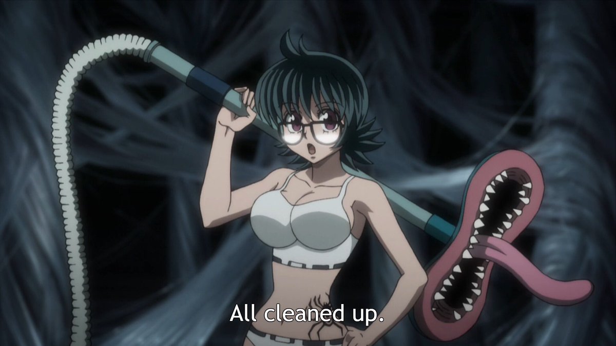 Hunterxanimefan's tweet photo. Day 19 of #NoNutNovember
Feeling weak, my will is slowly breaking, decided to watch the Chimera Ant Arc to escape this harsh reality, but I was not prepared...

#Anime #HunterxHunter #ChimeraAntArc #Shizuku https://t.co/BuXxj4vAJh