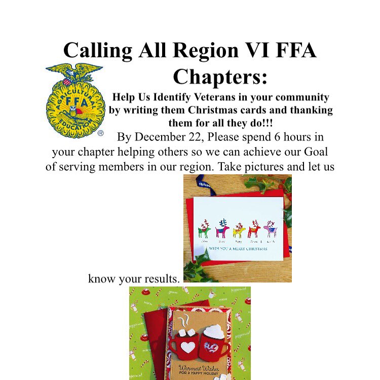 Update from Region VI! Please take a moment to see what’s happening!