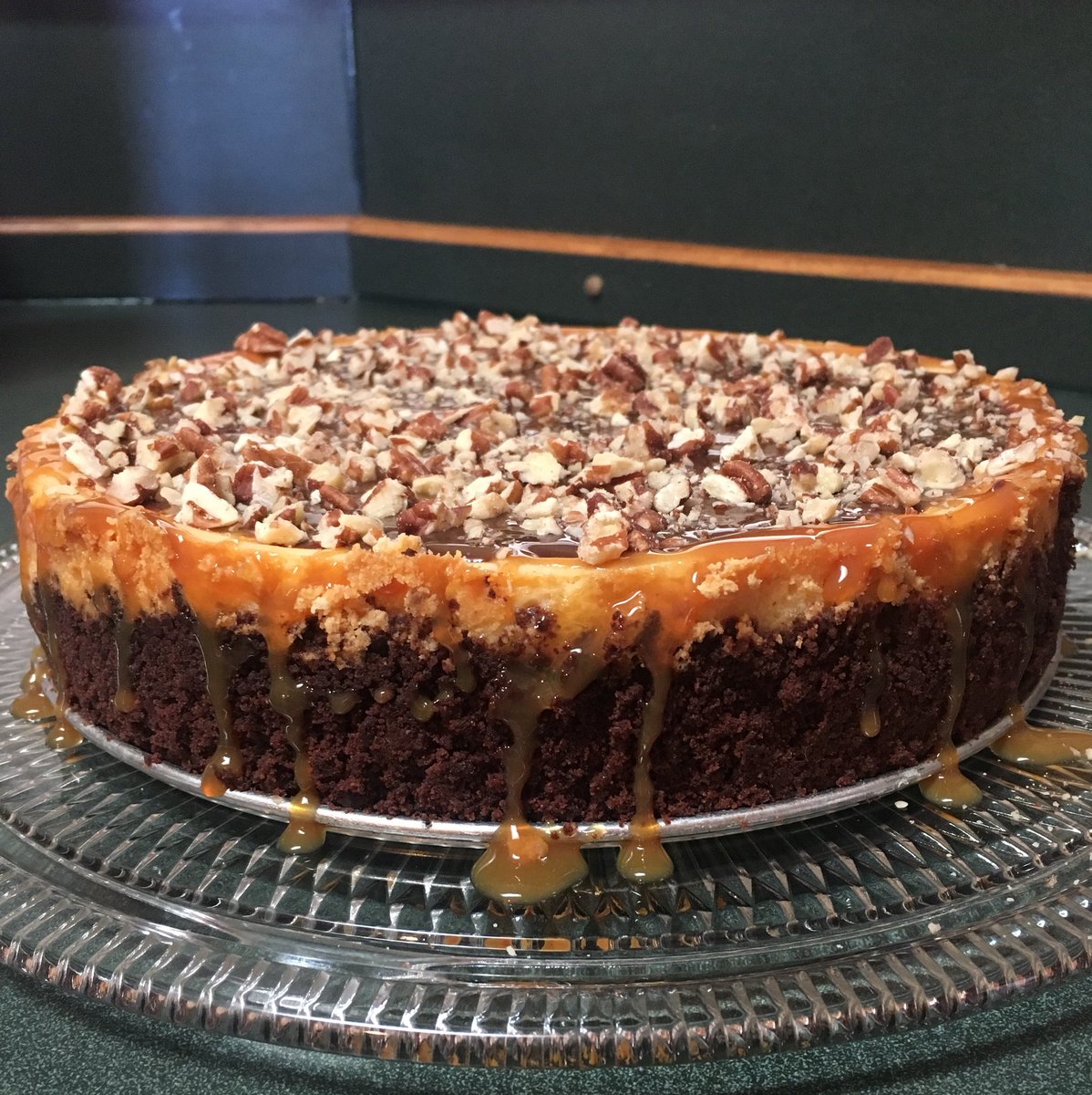 Made my first turtle cheesecake! It’s amazing!