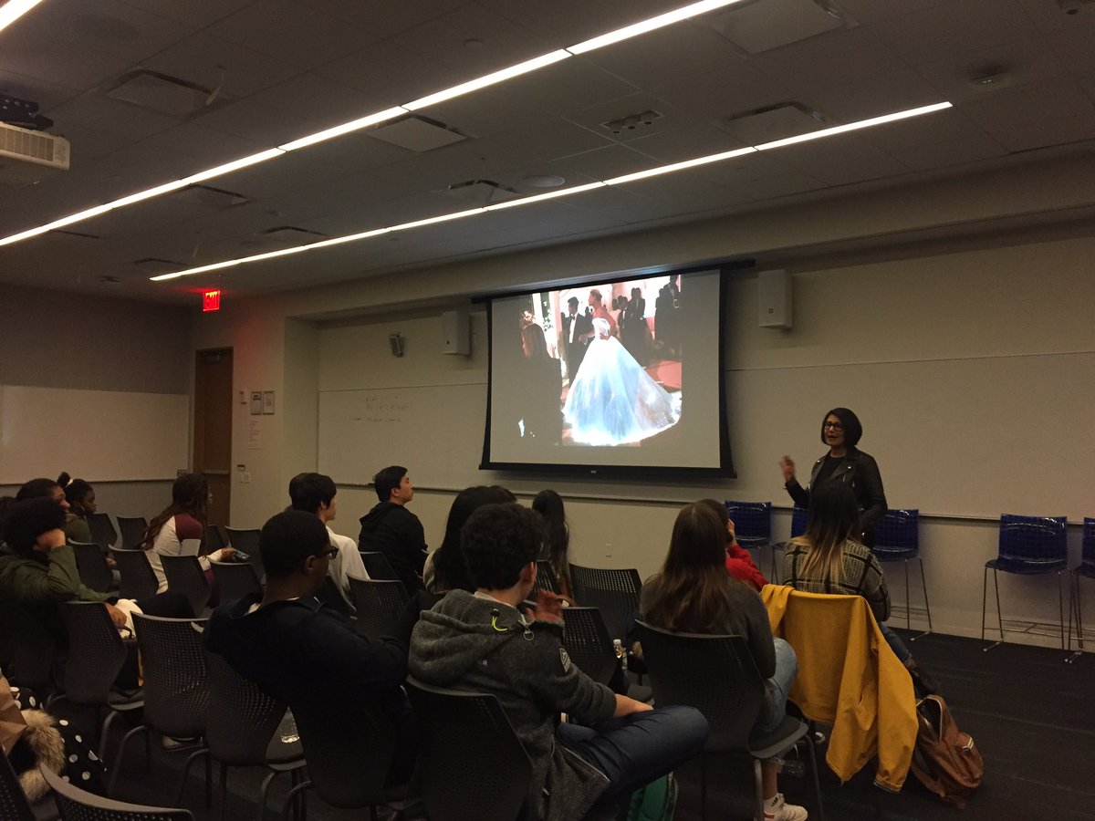 TeenTechNY's tweet photo. Carmela Spinelli presents fashion and technology while talking about the future for fashion @SCADdotedu @UNISNYC #ttny2017 https://t.co/sSGeq5jkzU