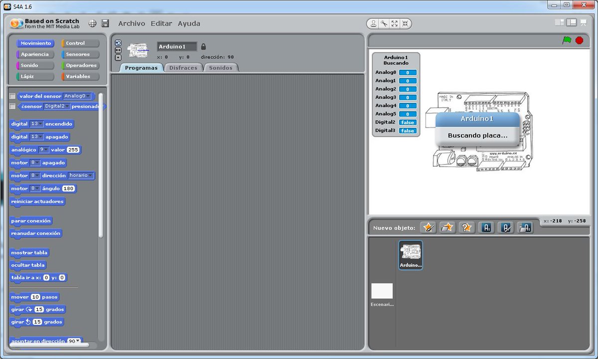 programarfacilc's tweet photo. Tutorial para dar los primeros pasos con #Scratch4Arduino la plataforma de #Scratch que permite programar #Arduino con este lenguaje visual https://t.co/tm4hS0udh8 https://t.co/VT9XtOb6wy