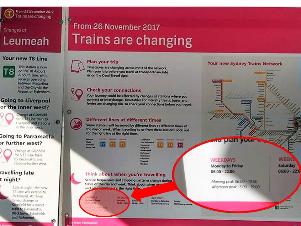 ChippendaleComm's tweet photo. This image is courtesy @sydneycampaigns.  Potentially a triple whammy for #sydney train/transport users on 26 November?  https://t.co/XiMzzOADrw https://t.co/QvQ1m4Xp04