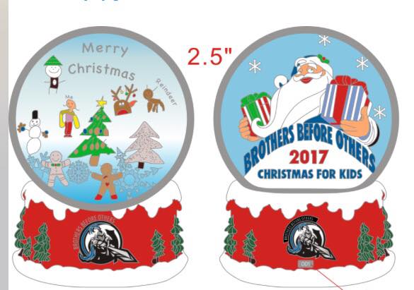 bboinc14's tweet photo. #BBO Kids Christmas Coin will be available soon on https://t.co/XcMG2JuWgW. One of a kind Challenge Coin made by BBO Kids for the Kids #Christmas Campaign! Each coin individually numbered. #BrothersBeforeOthers #AboutTheKids #BBOFamily @MikeTheCop1 @CopperGear https://t.co/YkQdBuYI0F
