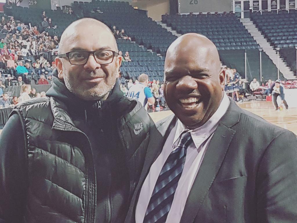 Great to have my high school buddy @royrana in the house taking in some @NBLCanada action. Rana will guide Team Canada into the FIBA Basketball World Cup 2019 Americas Qualifiers in Halifax starting on Friday! All the best my friend.
#BloorCollegiate #BCIBears