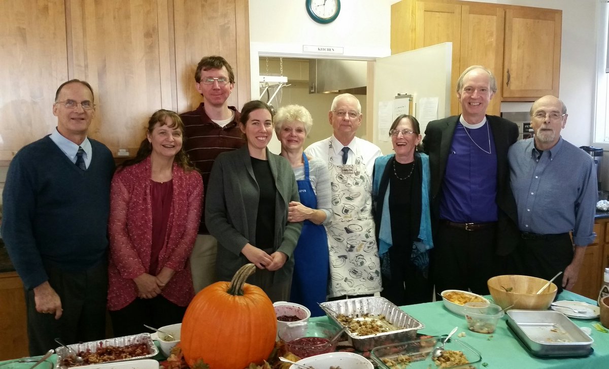 On this Sunday before Thanksgiving, I am grateful for the people of St. Matthew's, Hillsborough. Thanks for feeding body AND soul today!