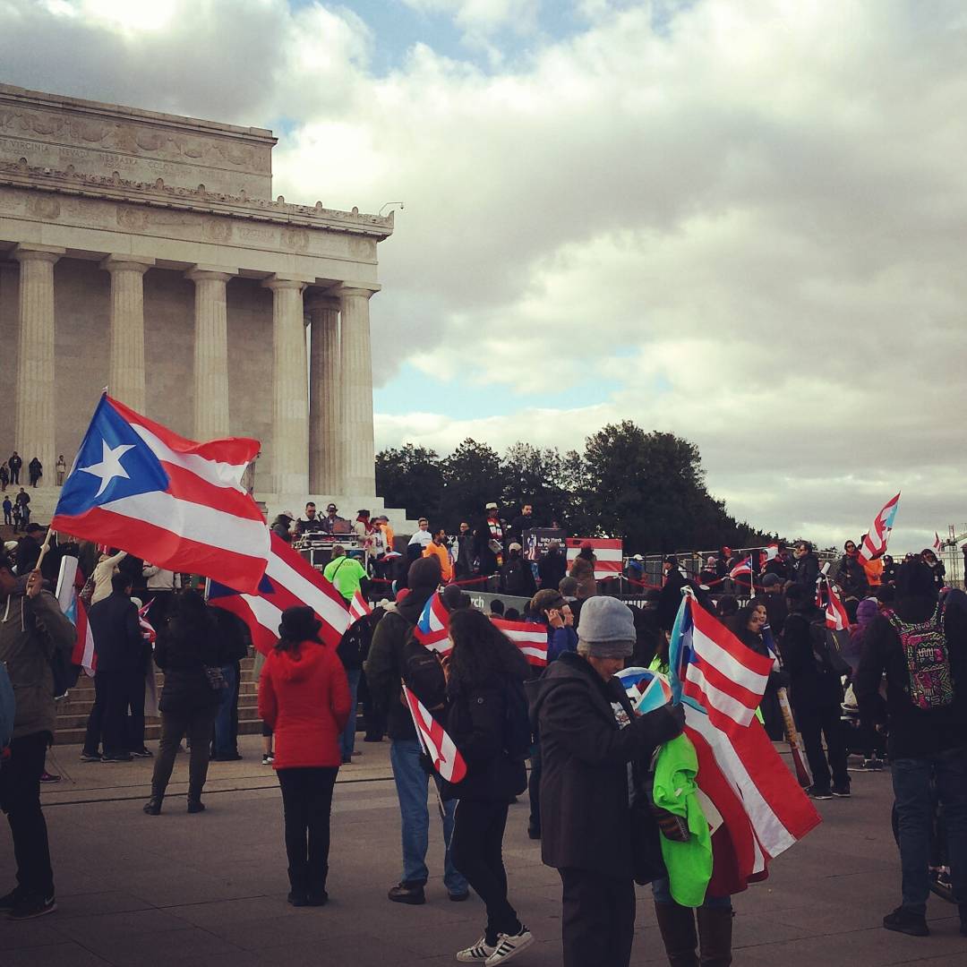 America is stronger when we stand together. We are all Texas. We are all California. We are all Missouri. We are all Puerto Rico. #unitymarchforpuertorico
