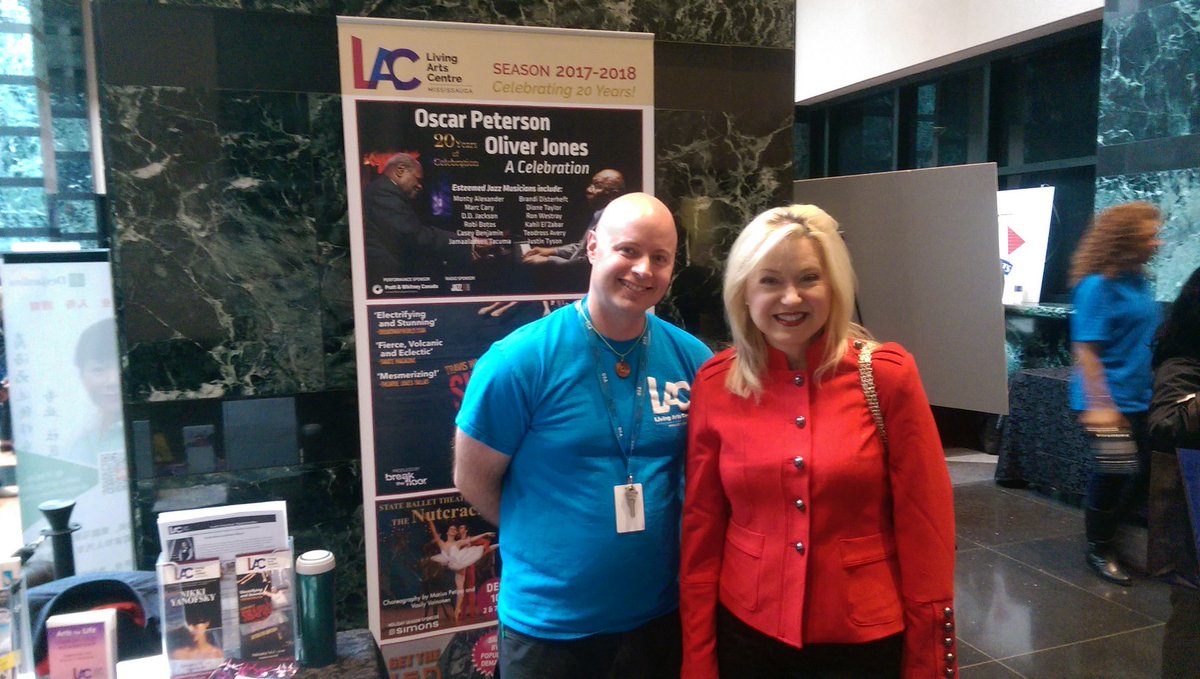 BrianDittmer's tweet photo. Thanks @MayorCrombie for visiting the @LivingArtsCtr booth at the #MYEE! https://t.co/Ucv5jg9QHi