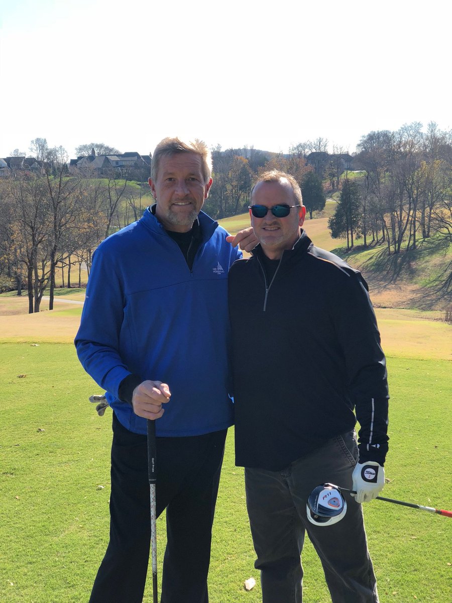 MusicCityTR's tweet photo. #ColdSunday but still #SundayFunday @fiveoaksgcc with @kentlmitch615 #CourseRecordStillSafe https://t.co/8rmaBw9wvW