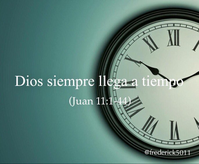 frederick5011's tweet photo. Dios siempre llega a tiempo... https://t.co/eRkYv2dNOW