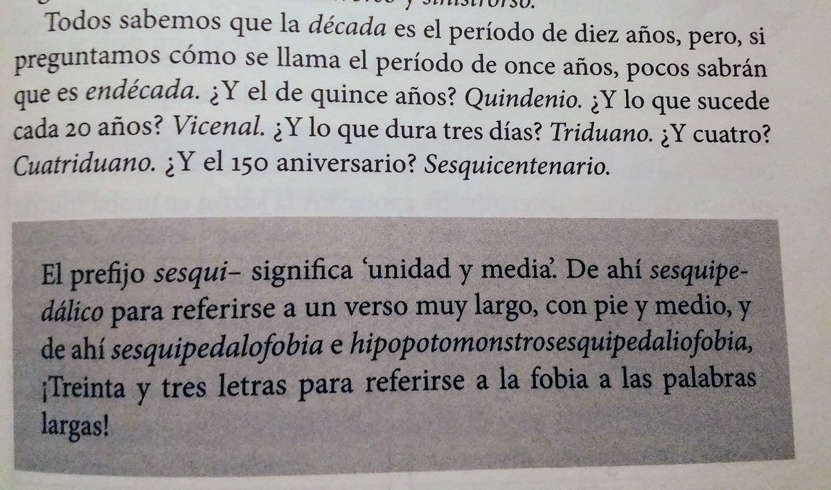 loquelespesc's tweet photo. Décadas, endécadas, quindenios y sesquicentenarios (p. 207)

#LQEEE https://t.co/lI2bQZ6xHm