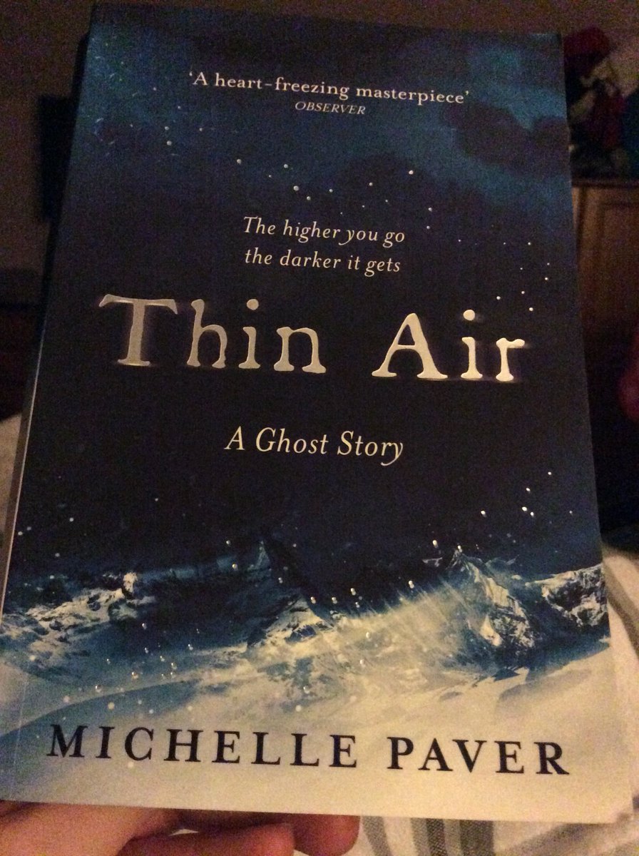 This novel combines two of my thrills: icy peril, and spooky tales. It’s good and I recommend it.