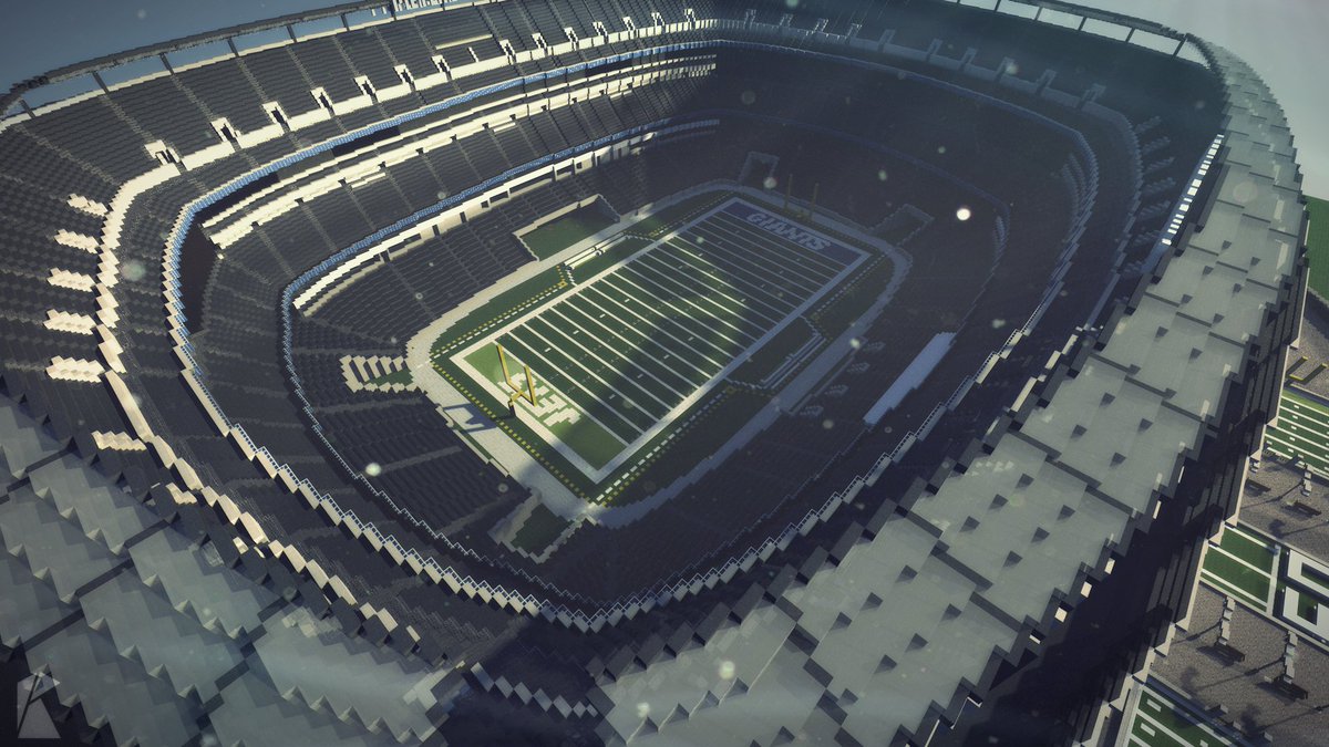 IasTripartite's tweet photo. @Minecraft @PlanetMinecraft @IASNetwork 
Last ever project has been posted.
Name: MetLife Stadium
On: @PlanetMinecraft 
Renders: @RyerTheGreat 
Server: @IASNetwork 
Link: https://t.co/AYxa4BJkb7 https://t.co/XZ3zyGBE63