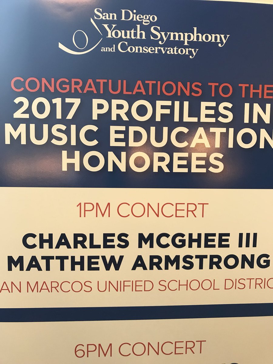Congrats Charlie and Matt for your gift of music!