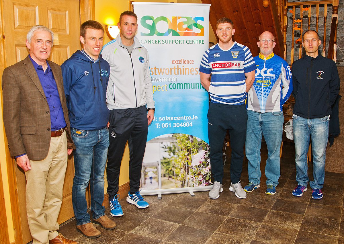SolasCentre's tweet photo. @SolasCentre marks #prostatecancer #Awareness #support with representatives of local #sportinggroups &amp; #clubs gathered with #solas team in #dungarvan to help #getmentalking during #November https://t.co/iIcyCD4zdC