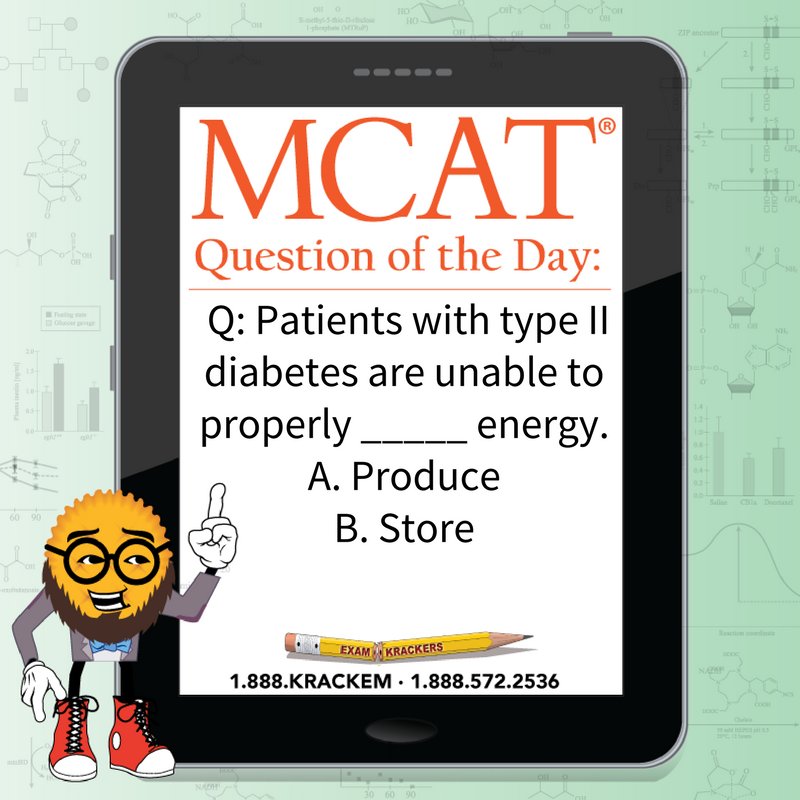 TopMCATScore's tweet image. **Question of the Day**
What's your guess? Stay tuned for the answer in 1 hour!!
#MCAT #MCATprep #Premed #Students #Examkrackers #QOTD