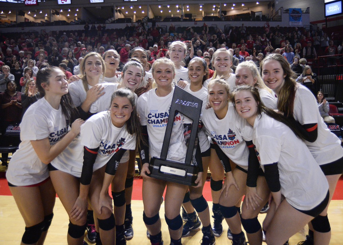 WKUSportsPics's tweet photo. GALLERY | .@WKUVolleyball sweep North Texas in CUSA Championship to 4 Peat

📸's : https://t.co/AHugAQqTzI https://t.co/HMFamsL5x8