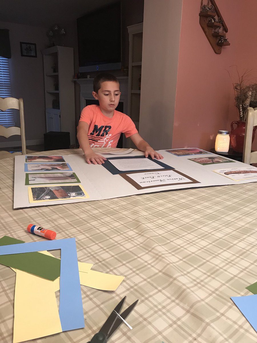 melisgold's tweet image. Native America Birch Bark Canoe project. #fourthgrader