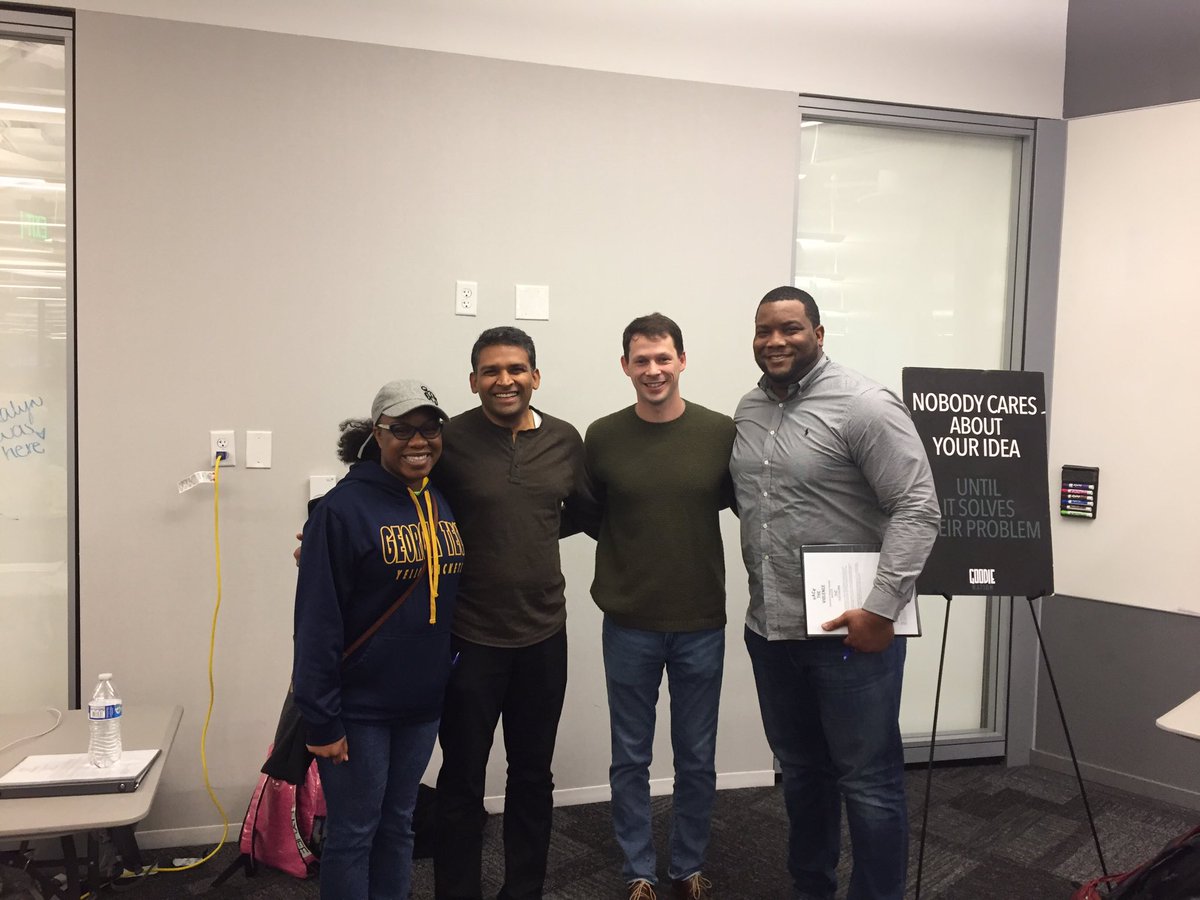 goodienation's tweet photo. Judges are here which means it's go time! #GoodieHack #HacktheViolence https://t.co/E4Cw9IPJQT