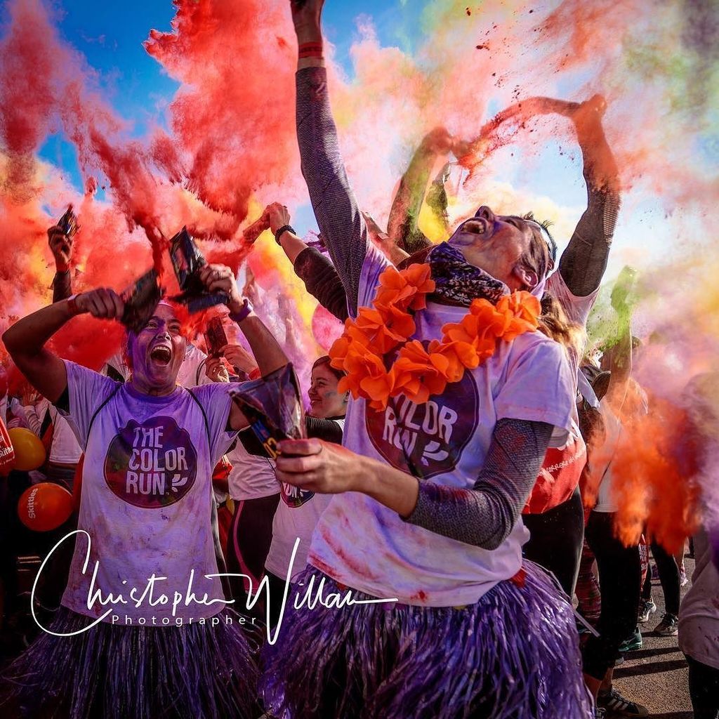 ChrisWillan's tweet photo. Color Run Barcelona 2017. #colorrun #colorrun2017 #skittles #barcleona #bcn @seanmitchellhenry #canon5dmarkiv https://t.co/8rOAPpXvHF https://t.co/xDb39BdjNq