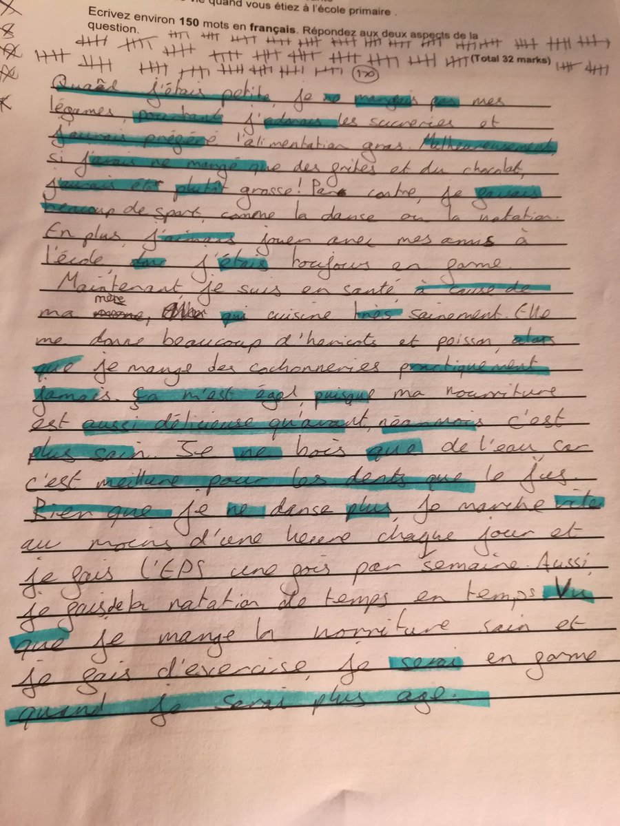 GiusiPerseu's tweet photo. When marking is a pleasure #proud #justusingthebrain #Y10 #mfltwitterati https://t.co/eDQf7MwCIz