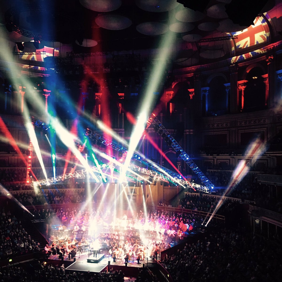 A chap has to get out and about: fantastic performance by the British Imperial Military Band at the Royal Albert Hall this evening. Military musicianship at its best. Thank you #BIMB