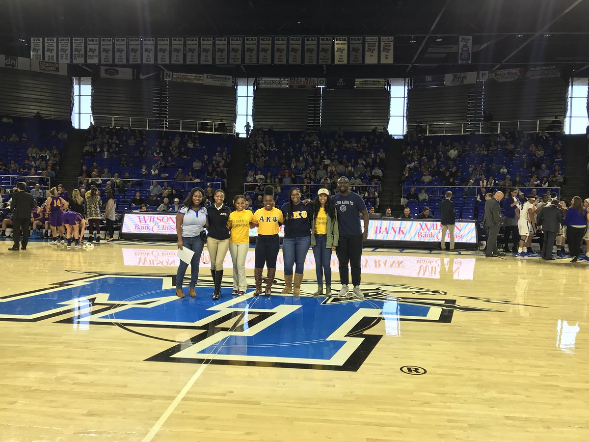 AkpsiMT's tweet photo. Thank you to the MTSU Women’s Basketball Team for honoring Zeta Psi today on the court🏀! We appreciate it, and will continue to support your team⛹🏼‍♀️! #zetapsi1965 #mtsu #truebluemove #ladyraiders https://t.co/rIbDEl9fgx