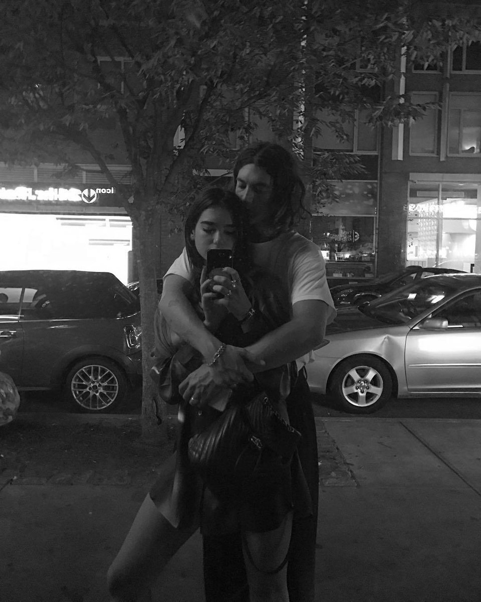 CoupleStyle's tweet photo. Dua Lipa and Paul Klein https://t.co/dhPzYXFfut