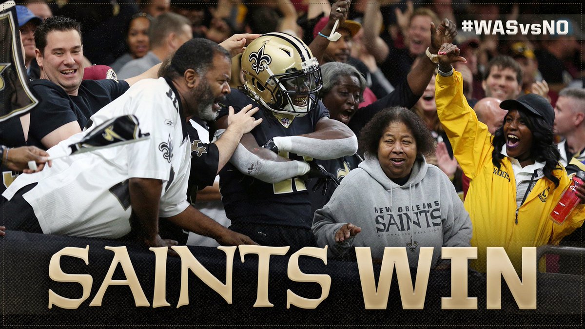 Snatched the W from __ashington.

#SaintsGameday | #WASvsNO