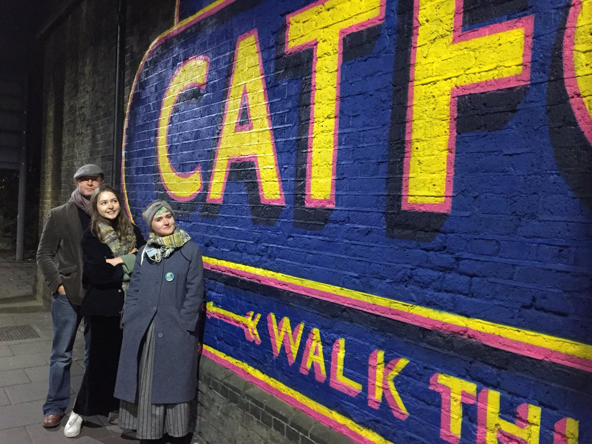 A perfect #catford Sunday evening. Lovely meal at The Catford Bridge Tavern  and a wander about 😊