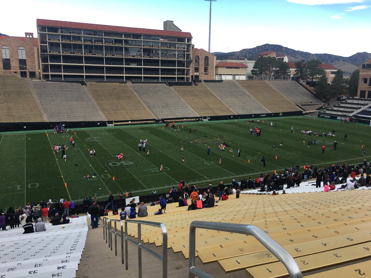 CUBuffsTurf's tweet photo. Flag football in Folsom today, @RunRalphieRun practice tomorrow night. #GoBuffs #GeneratingRevenue https://t.co/ZIEDXFjxDZ