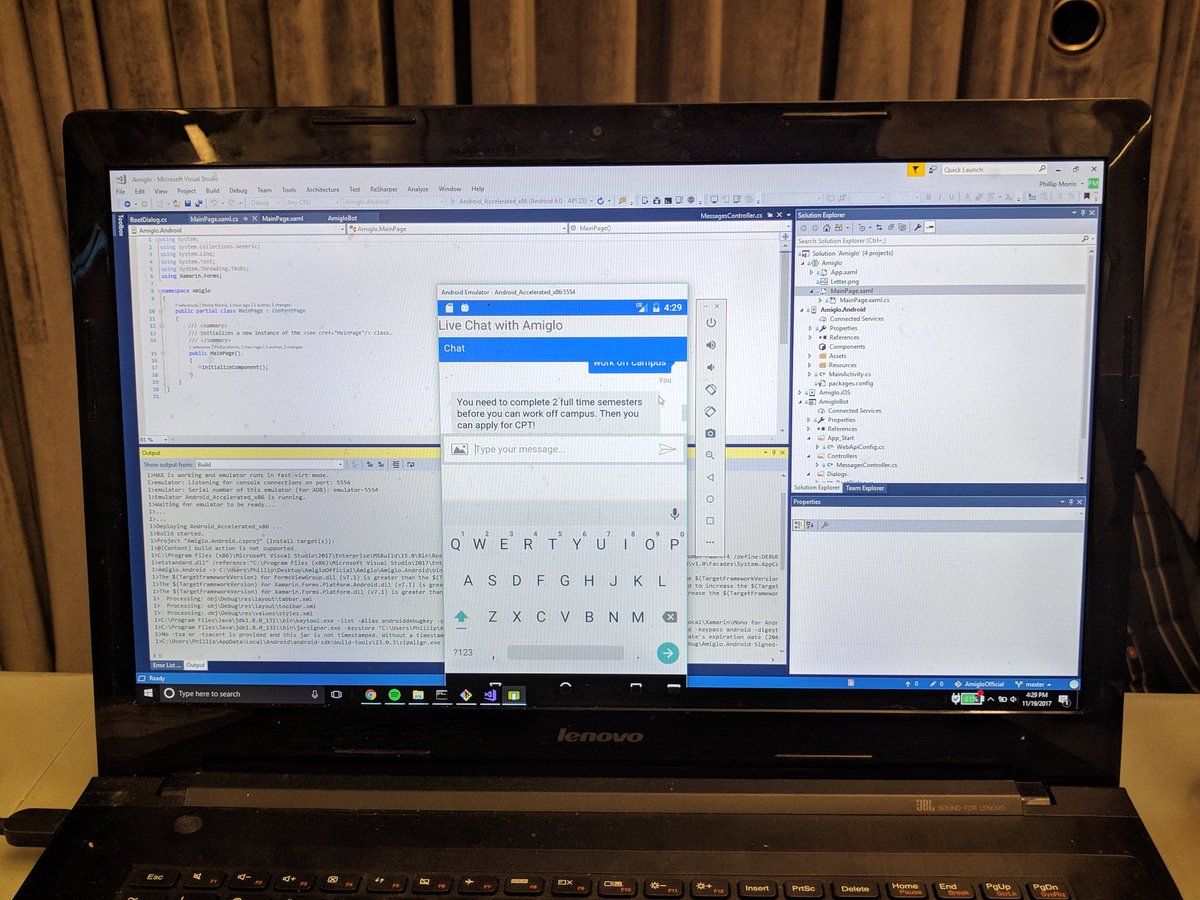 goodienation's tweet photo. .@amiglo is a chatbot that gives suggestions and advice to international students, helping to reduce the anxiety of being alone in a foreign country. #HacktheViolence #GoodieHack https://t.co/cajWK5GdMh