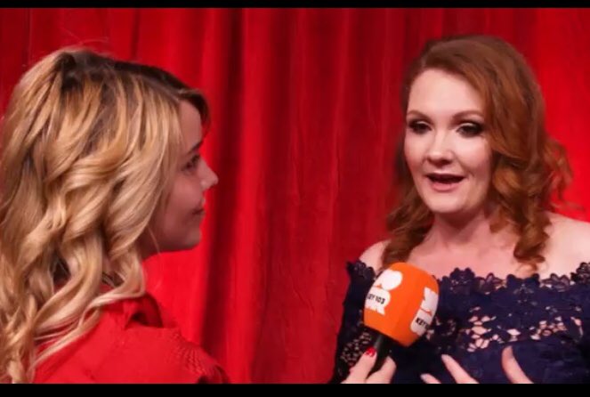 CarliePFoster's tweet photo. Rooting for @jenniemcalpine all the way in @imacelebrity. Such a lovely lady and a pleasure to interview at the British Soap Awards in June. #ImACelebrity2017 #corrie #fizzforthewin https://t.co/DKWEO0giGw