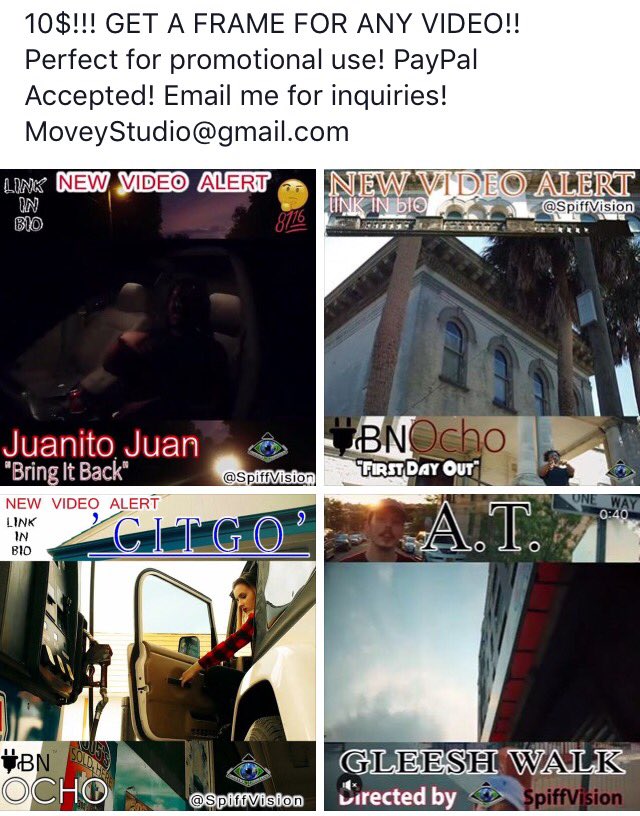 fanseize's tweet photo. RT @ChristianSpiff: 🔥🔥🔥 VIDEO FRAMES for social media advertising, perfect for #promo get at me! #musicvideo #socialmedia #Marketing #hiphop #Framed #videoframe #newmusic #newvideo #10dollars #paypal https://t.co/R7YKj29O8m