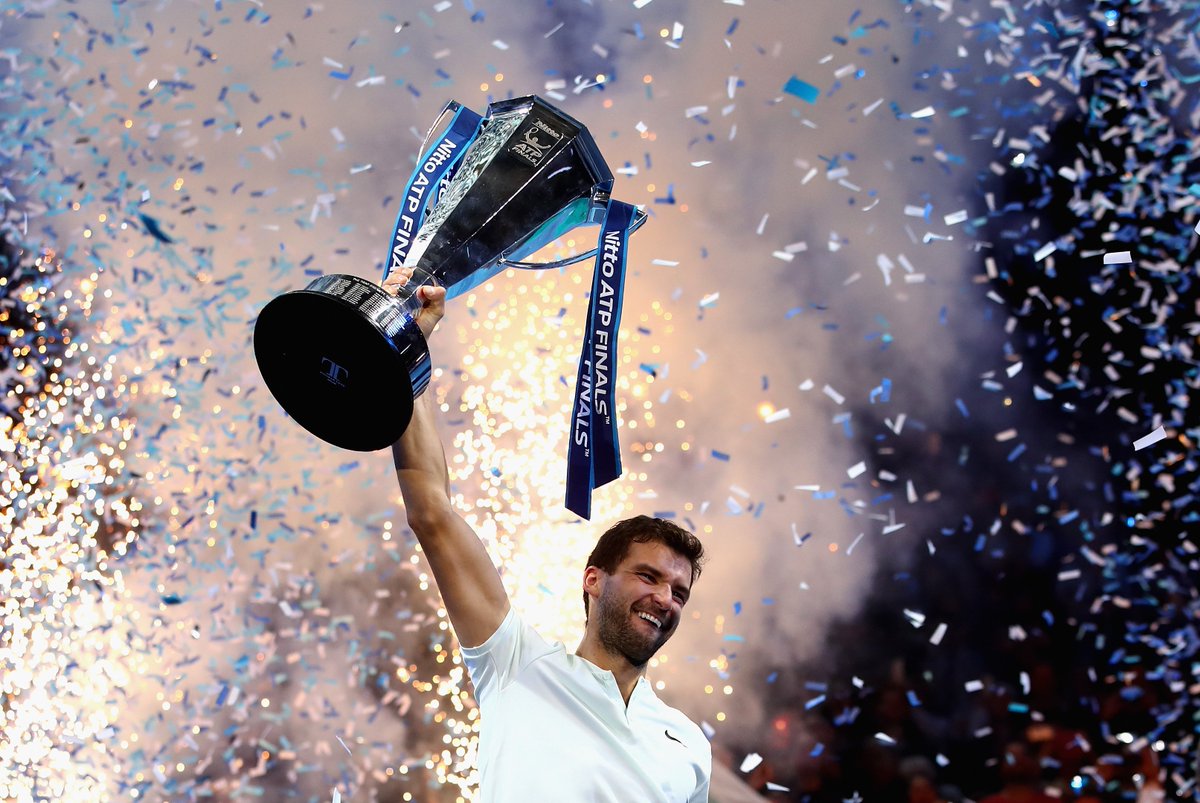 tennismash's tweet photo. Grigor Dimitrov wins the ATP Finals championship to finish third in the year-end rankings.

Congrats, No.3 👏🏆🇧🇬 https://t.co/1A7QjrbaKU